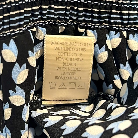 Max Studio Print MIDI Dress with All Over Tulip Pattern Women Size Small POCKETS - Picture 9 of 12